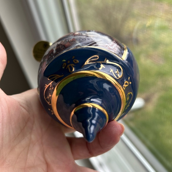 1999 Bradford Edition Ornament Pleasures Of Winter Terry Redlin Blue- New - Picture 7 of 10